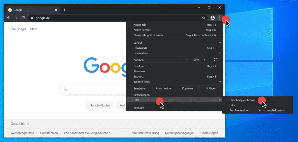 upgrade chrome to latest version