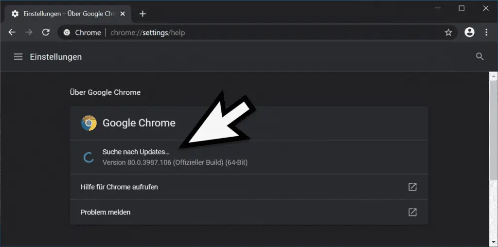 chrome update new version