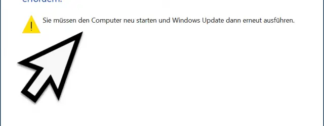 Pending system changes have been detected that require a restart
