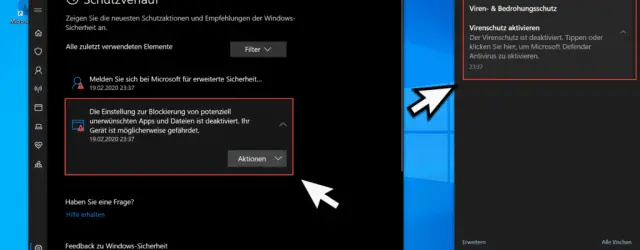 Virus protection is deactivated. Tap or click here to activate Microsoft Defender Antivirus