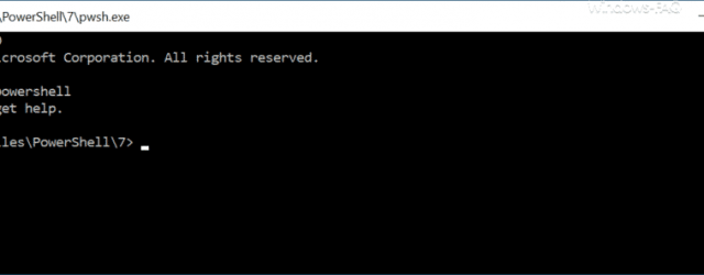 PowerShell 7 console