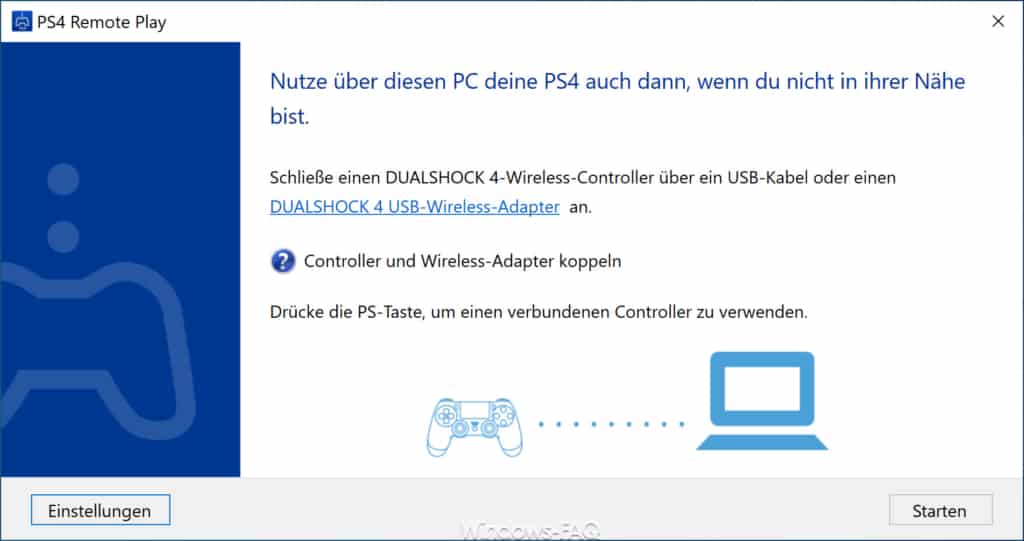 PS4 Remote Play Windows