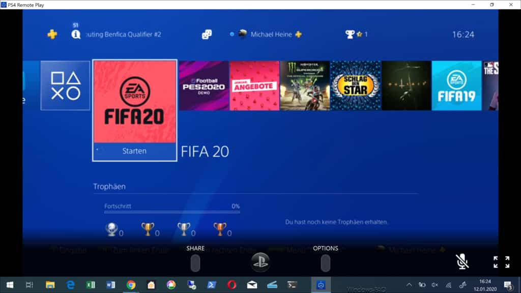 PS4 Remote Windows 10