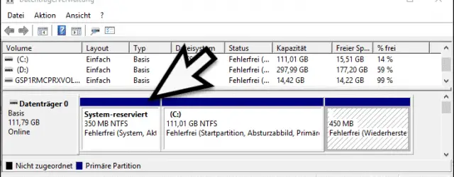 Windows Partition System Reserved Too Small