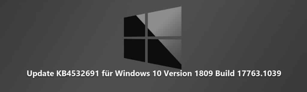 Update KB4532691 for Windows 10 version 1809 build 17763.1039 - HowPChub