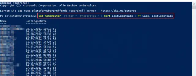 Get-ADComputer