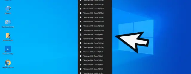 Jump list expand Windows 10