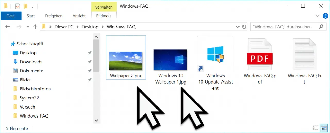 File contents are displayed in Windows Explorer