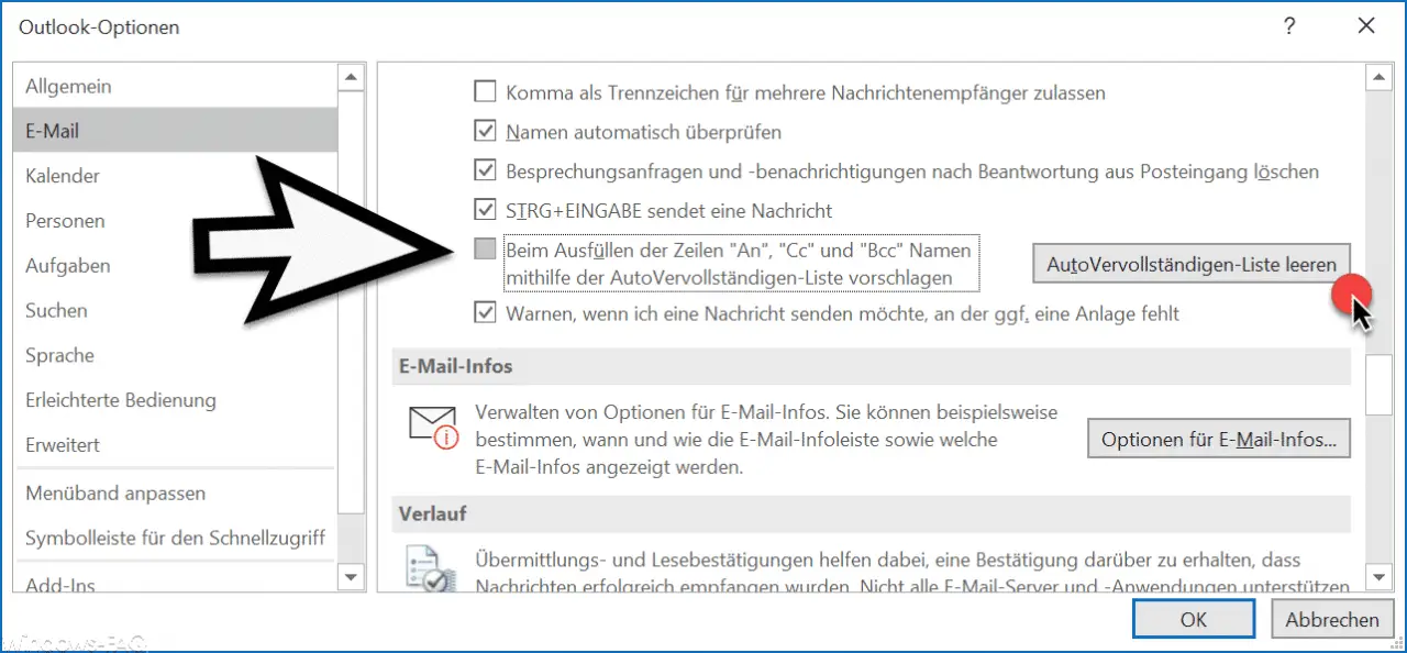 Deactivate autocomplete or empty autocomplete list