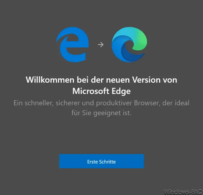 Welcome to the new version of Microsoft Edge