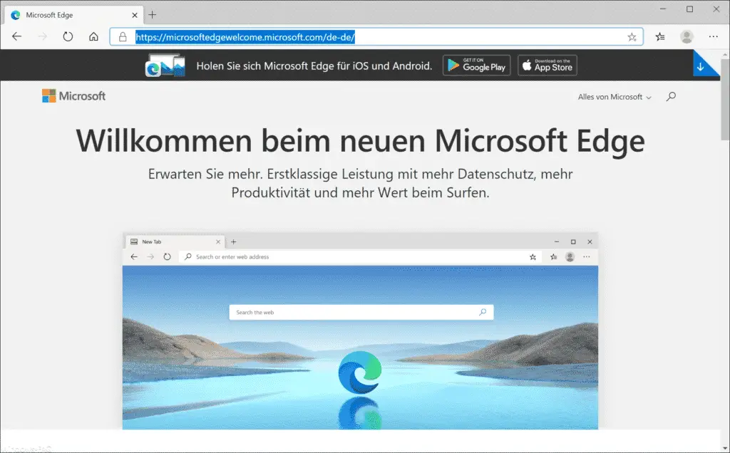 Welcome to the new Microsoft Edge