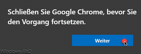 Close Google Chrome