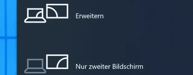 Change projection mode for TV display