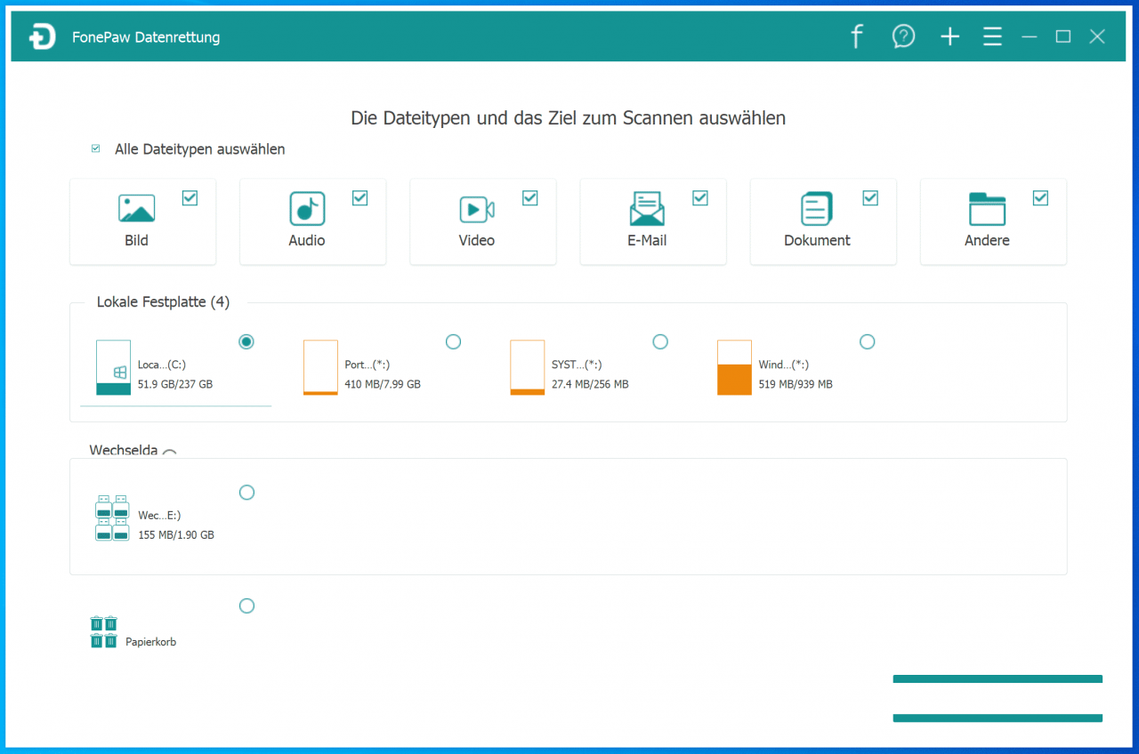 FonePaw data recovery