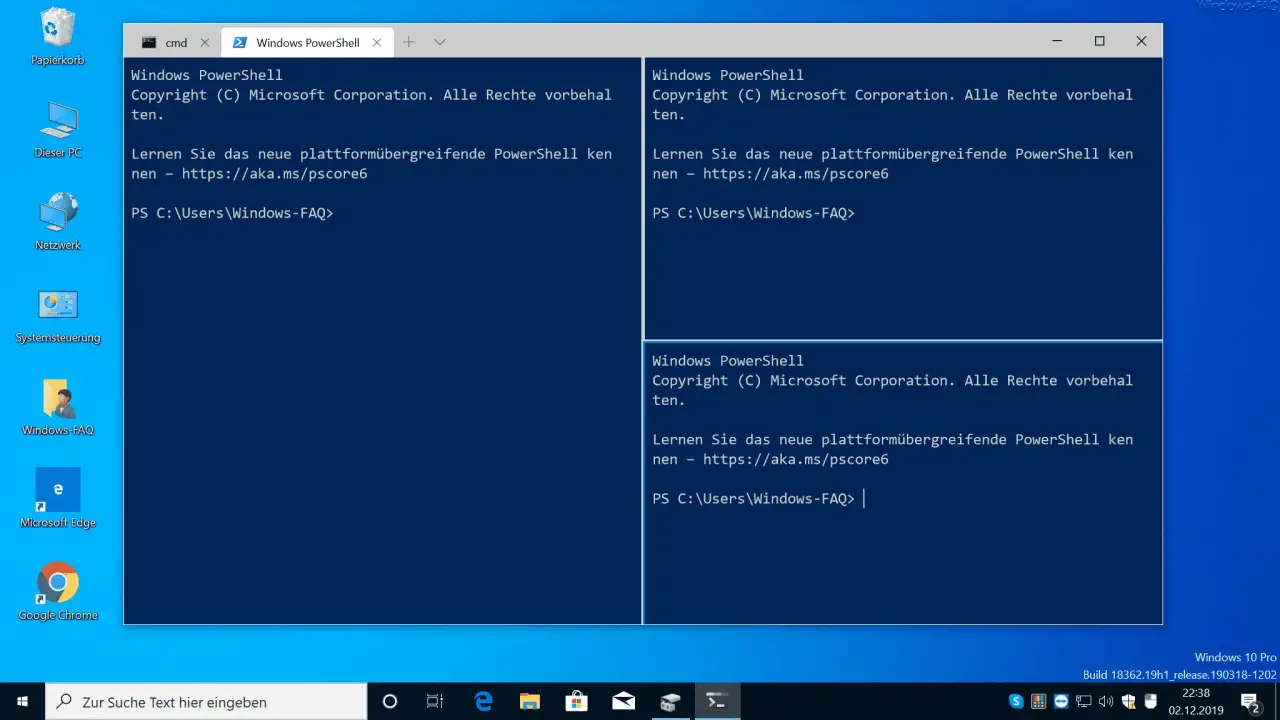 Windows Terminal Command Prompt & PowerShell