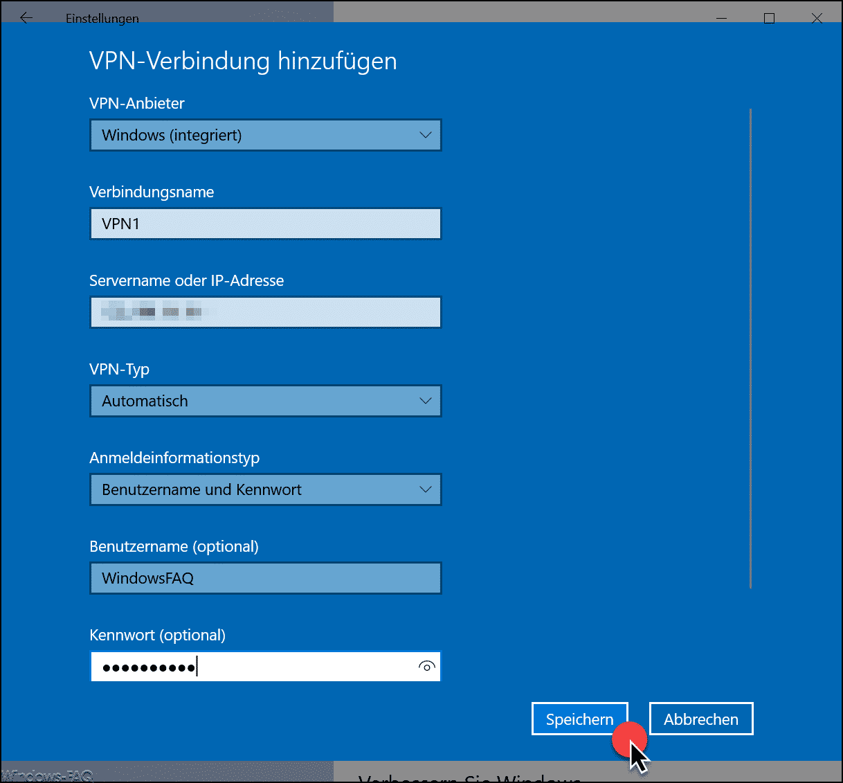 Collect VPN connection data