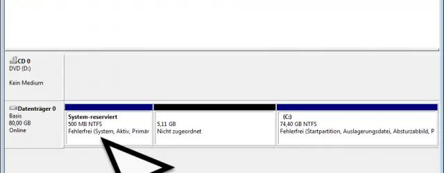 Enlarged Windows System Reserved Partition