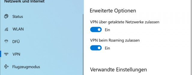 VPN on Windows 10