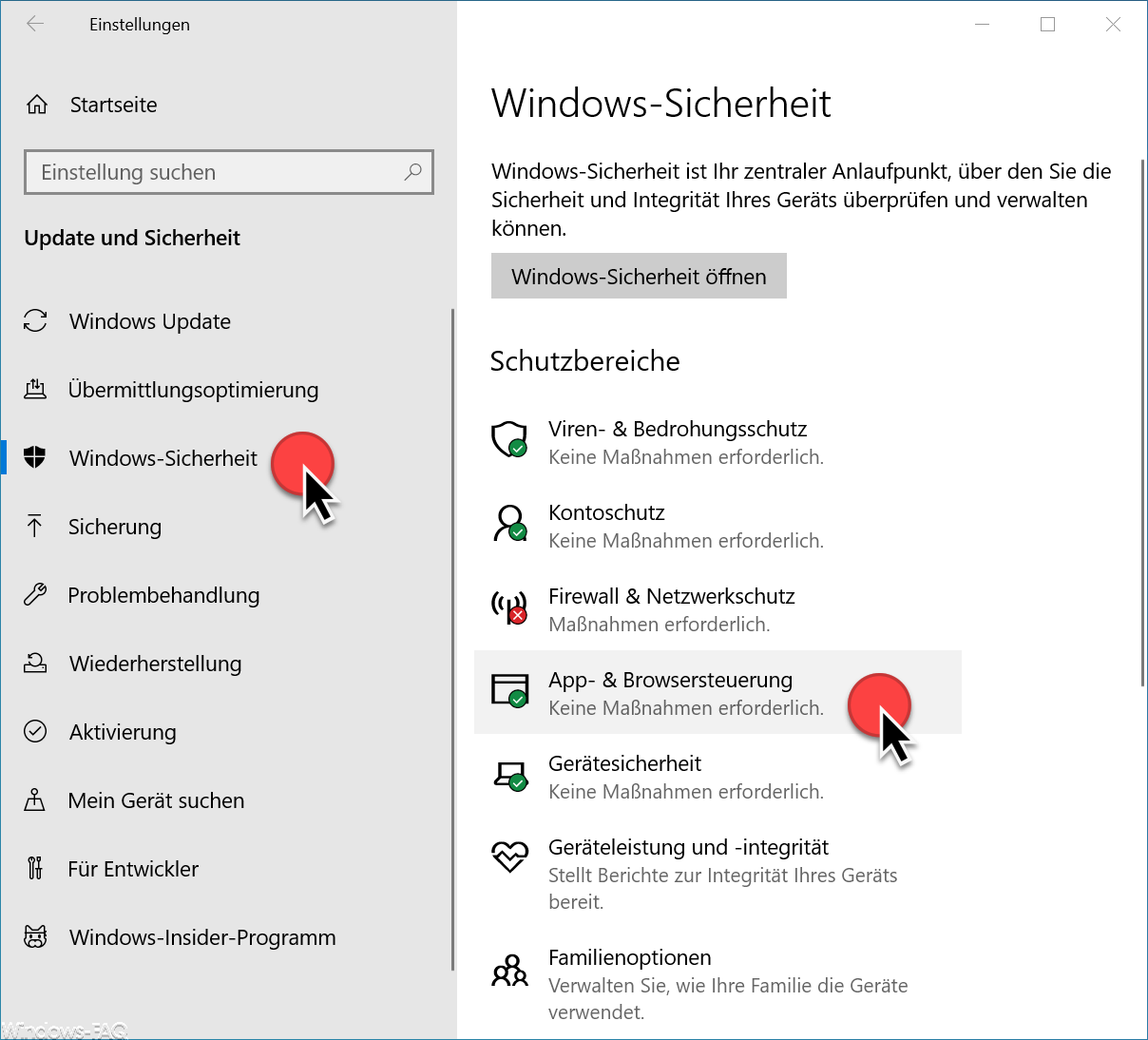 windows defender app and browser control