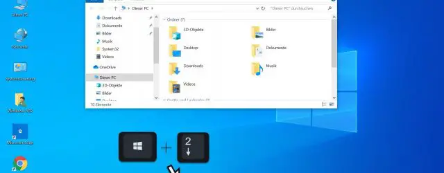 Windows key + 2