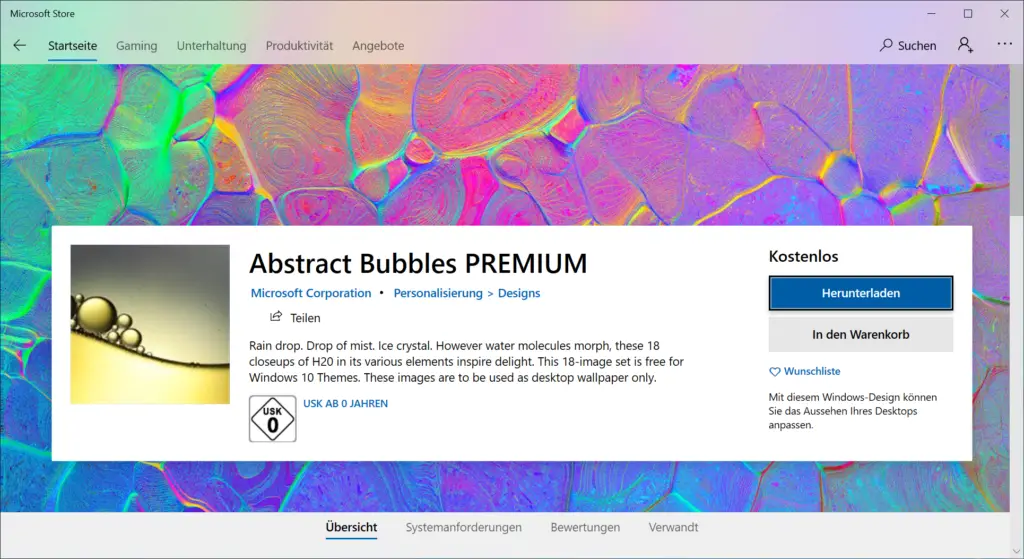Abstract Bubbles PREMIUM Theme for Windows 10