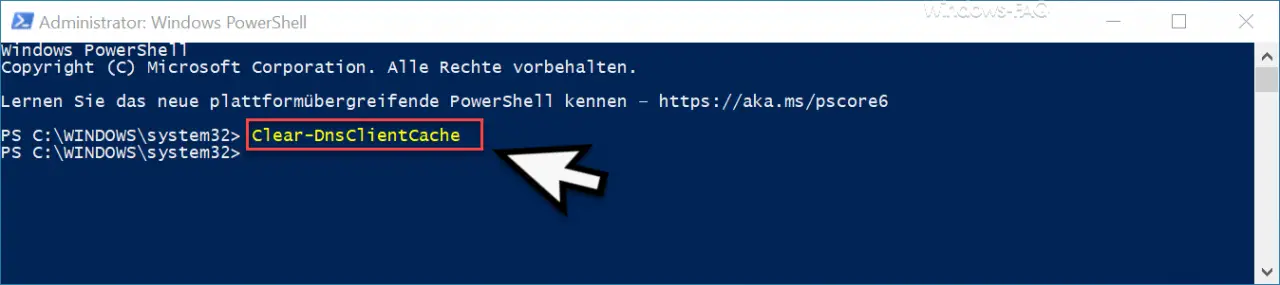 clear-dns-cache-using-powershell-howpchub