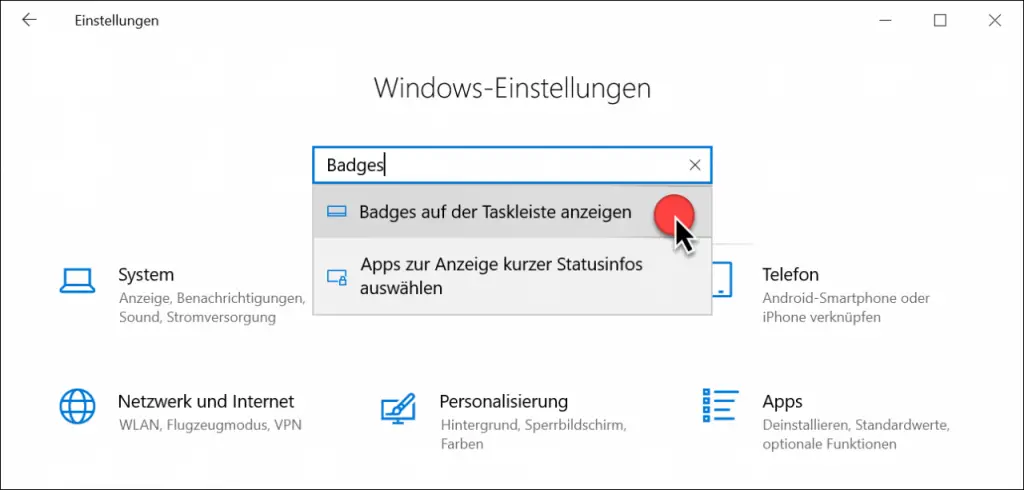 Show or disable badges in Windows 10 taskbar - HowPChub