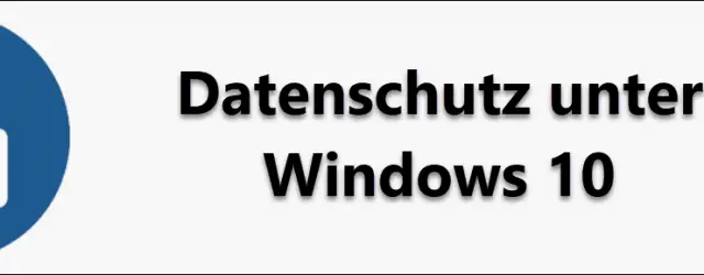 Data protection in Windows 10