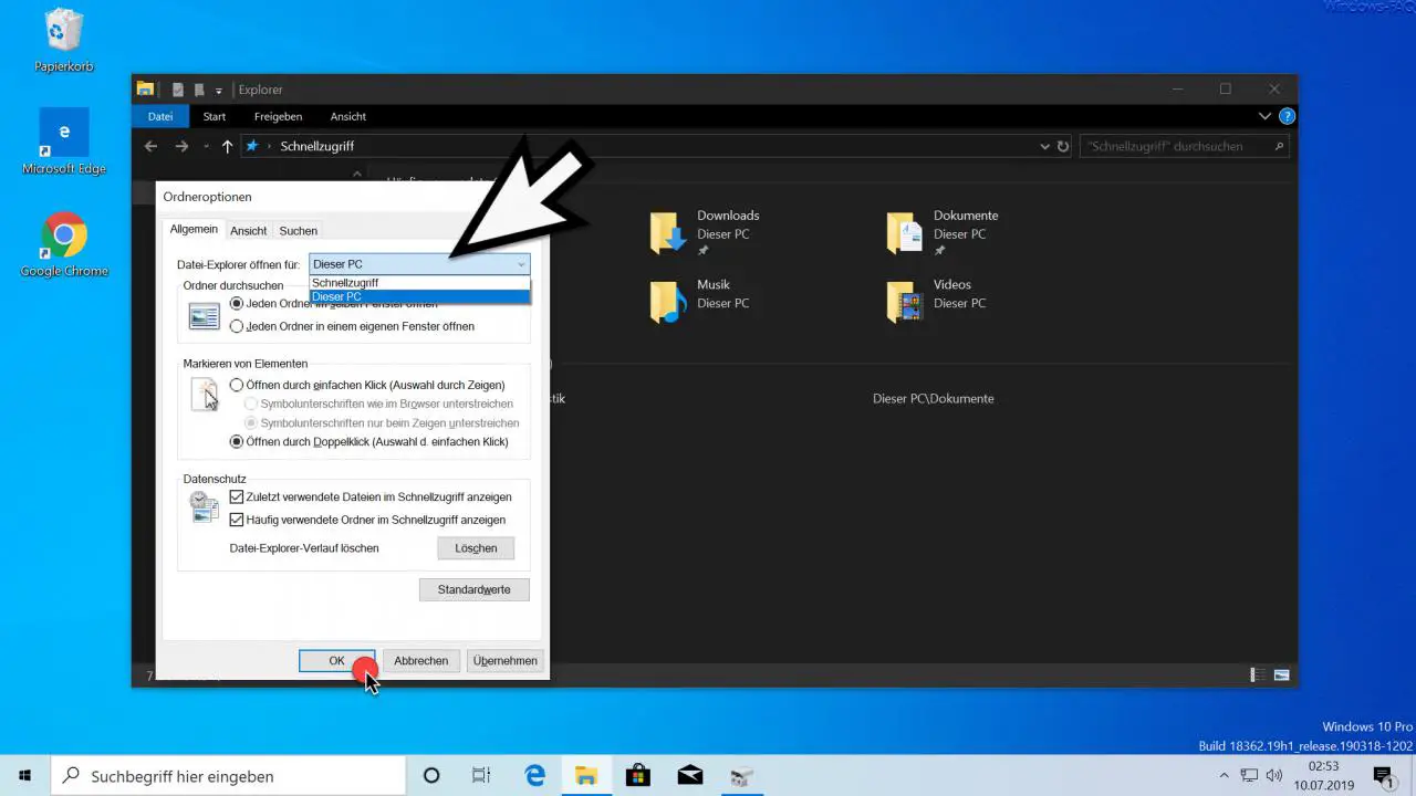 Open File Explorer for