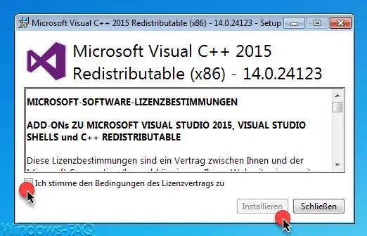 Microsoft Visual C ++ 2015 Redistributable