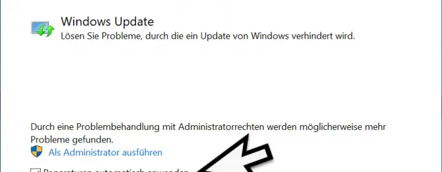 Apply Windows Update repairs automatically