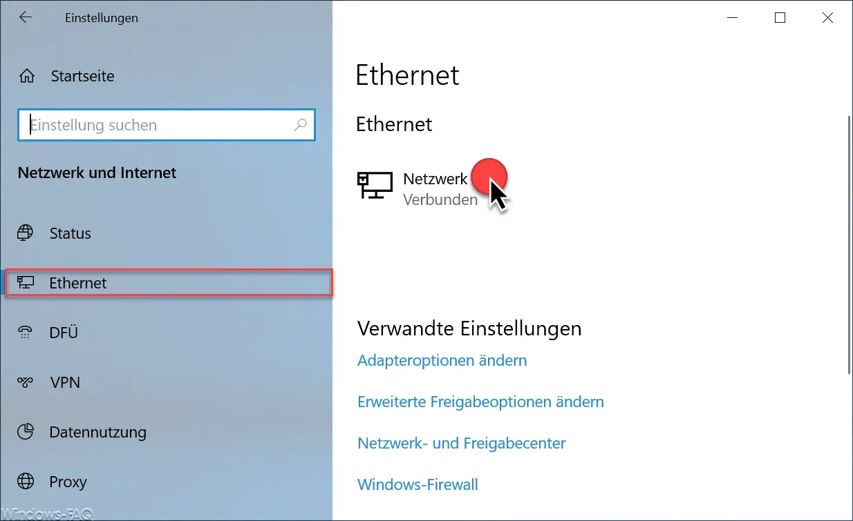 Как удалить ethernet windows 10