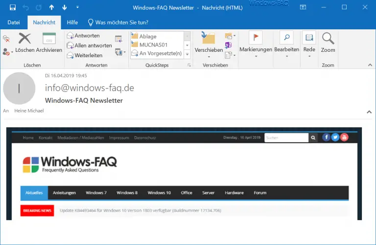 Call Up Email Properties In Outlook 2016 Office 365 HowPChub Call Up Email Properties In Outlook 2016 Office 365 HowPChub