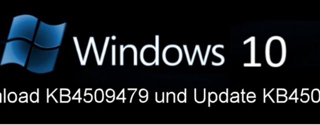 Download KB4509479 and update KB4509478