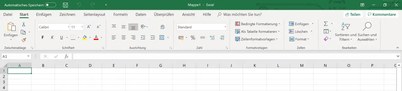 Excel 365 new design