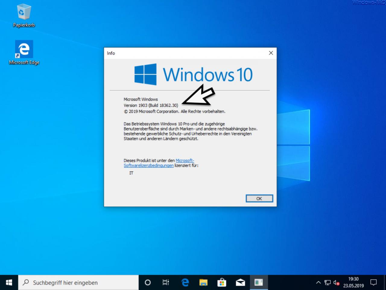 Windows 10 1903