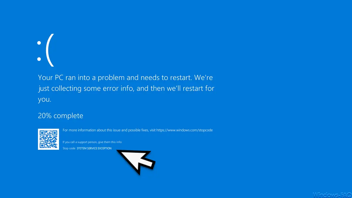 SYSTEM SERVICE EXCEPTION blue screen error message - HowPChub