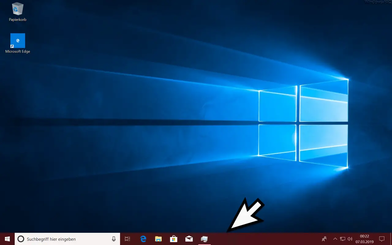 Taskbar in a different color