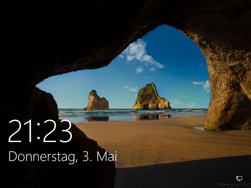 Windows 10 lock screen