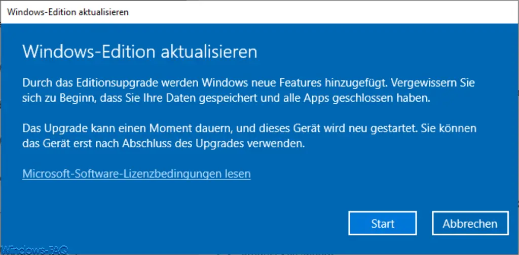 Update Windows 10 Home Windows Edition