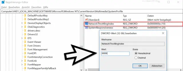 NetworkThrottlingIndex