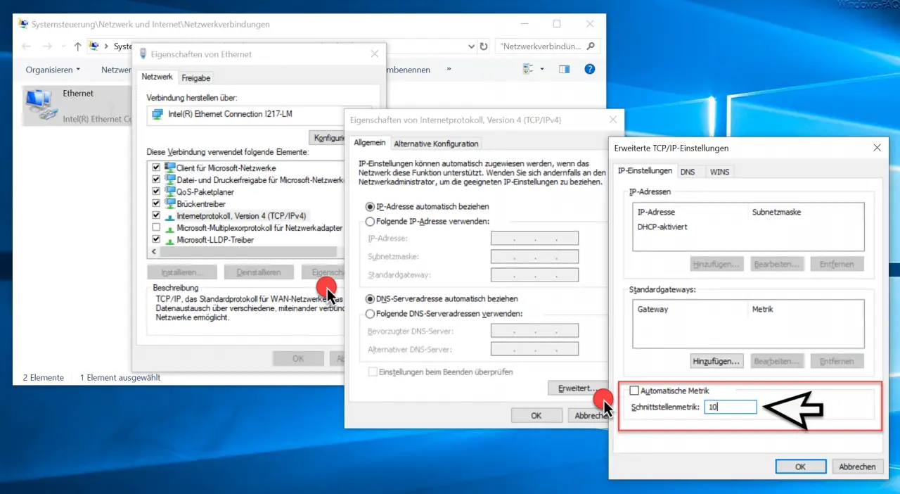 Set the order of network connections in Windows 10 HowPChub