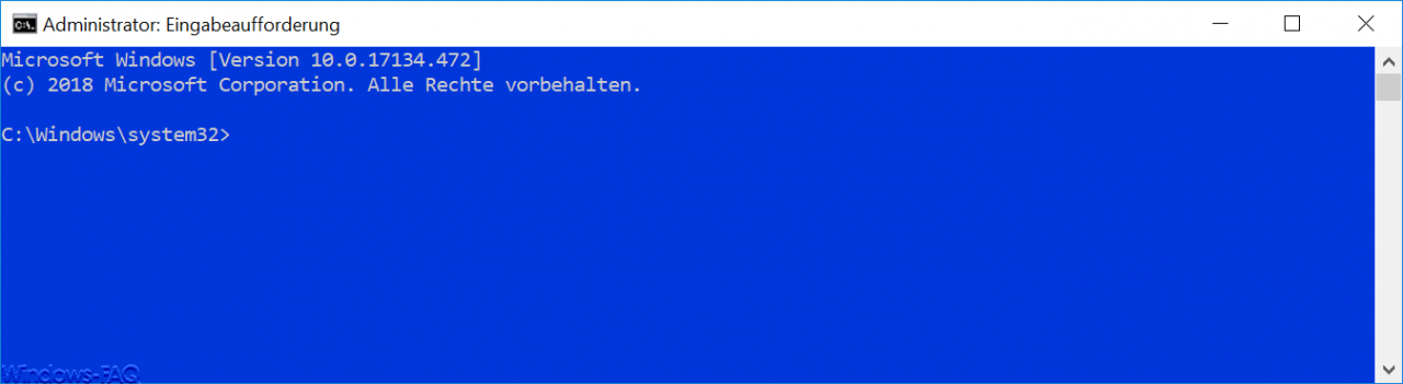 Command prompt colored background