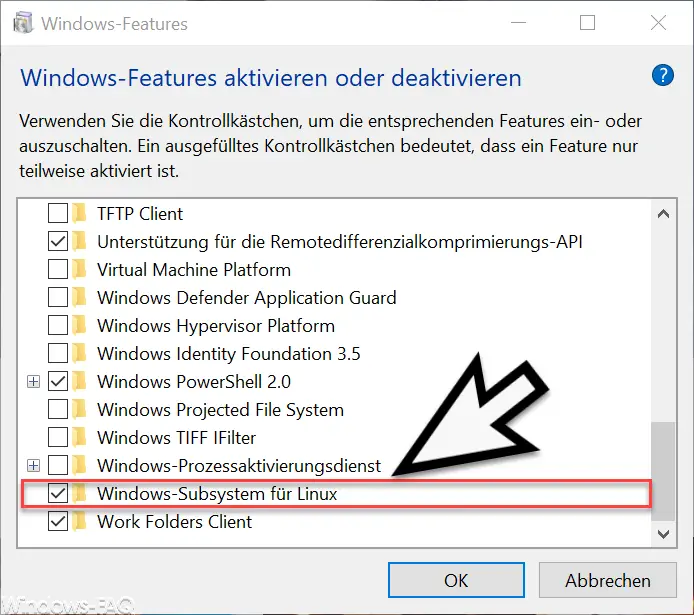 Install the Windows subsystem for Linux