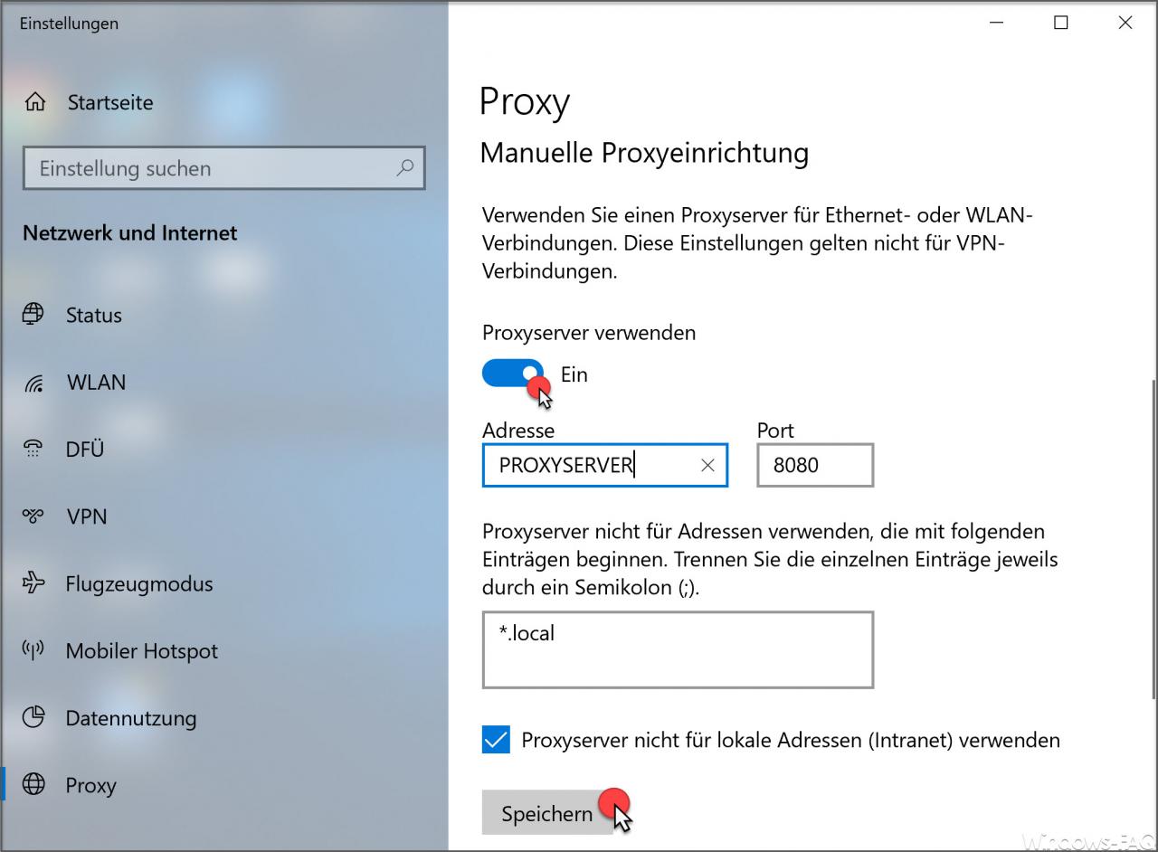 Сброс настройки proxy windows