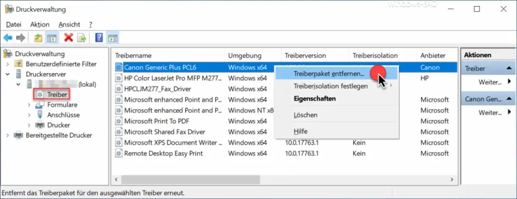 treiber druckertreiber deinstallieren drucker pcl6 uninstall intex entfernen tr8550 howpchub cmi8738 4ch