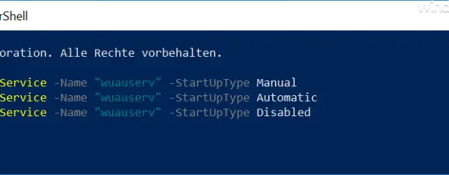 Set-Service -Name wuauserv -StartUpType Manual