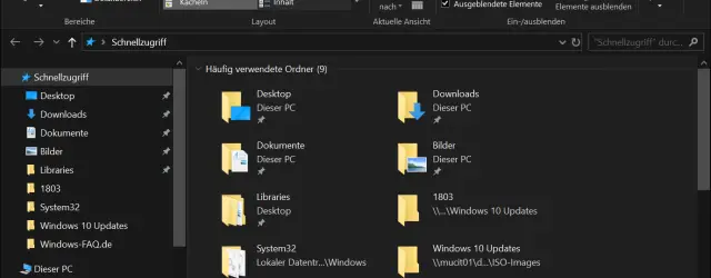 Windows 10 Explorer Dark Theme 1809