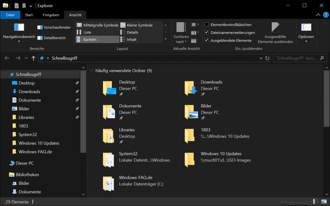 Windows 10 Explorer Dark Theme 1809