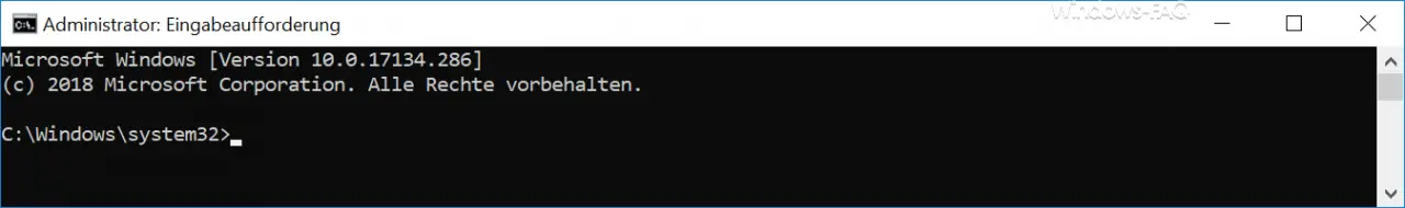 Administrator command prompt